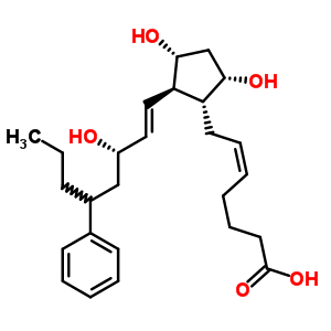 17-苯基前列腺素 F2alpha结构式_55582-75-7结构式
