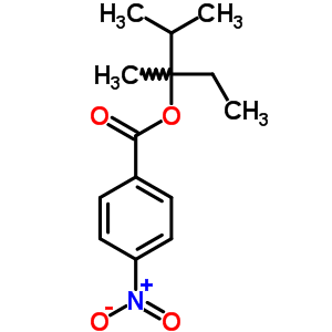 2,3-二甲基-3-戊醇 3-(4-硝基苯甲酸)结构式_55705-67-4结构式