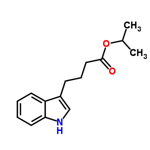 丙烷-2-基 4-(1H-吲哚-3-基)丁酸酯结构式_55747-33-6结构式