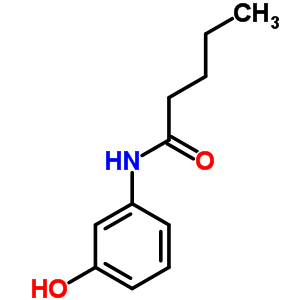 N-(3-羟基苯基)-戊酰胺结构式_55791-89-4结构式