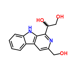 吡啶吲哚醇结构式_55812-46-9结构式