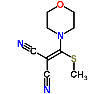 (Methylthio)(morpholin-4-yl)methylene]malononitrile Structure,55883-90-4Structure