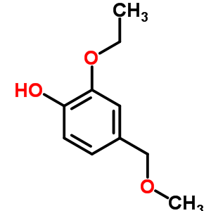 2-乙氧基-4-(甲氧基甲基)-苯酚结构式_5595-79-9结构式