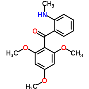 Methanone,[2-(methylamino)phenyl](2,4,6-trimethoxyphenyl)- Structure,55950-37-3Structure