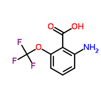 2-氨基-6-三氟甲氧基苯甲酸结构式_561304-48-1结构式