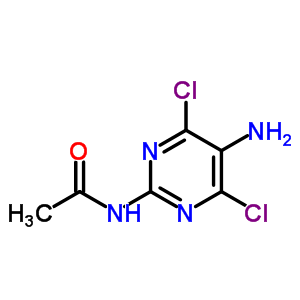 N-(5-氨基-4,6-二氯-2-嘧啶)-乙酰胺结构式_56145-02-9结构式