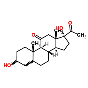 孕甾烷-3,17-二醇-11,20-二酮结构式_56193-64-7结构式