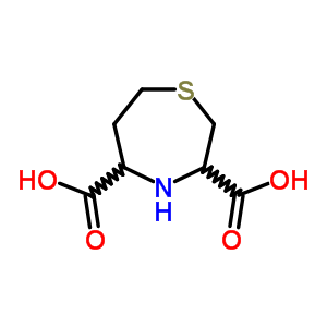 全氢化-1,4-硫氮杂卓-3,5-二甲酸结构式_56217-96-0结构式