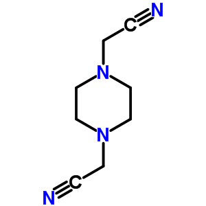 (4-氰基甲基-哌嗪-1-基)-乙腈结构式_5623-99-4结构式
