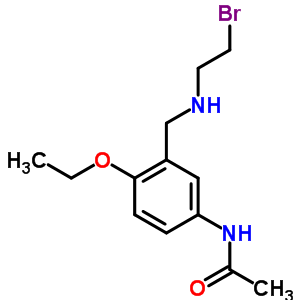 3’-[(2-Bromoethylamino)methyl ]-4’-ethoxyacetanilide Structure,56266-61-6Structure