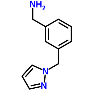 1-[3-(氨基甲基)苄基]-1H-吡唑结构式_562803-76-3结构式