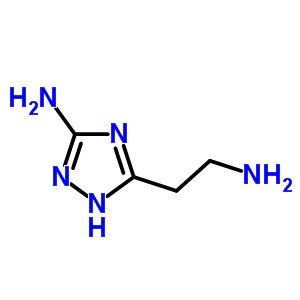 5-(2-氨基乙基)-1H-1,2,4-噻唑-3-胺结构式_56436-29-4结构式
