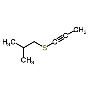 2-Methyl-1-prop-1-ynylsulfanyl-propane Structure,56444-80-5Structure
