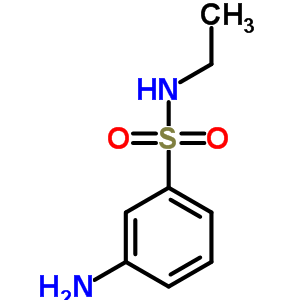 3-氨基-n-乙基苯磺酰胺结构式_56445-08-0结构式