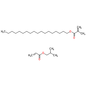 2-Methyl-2-propenoic acid octadecyl ester polymer with 2-methylpropyl 2-propenoate Structure,56486-59-0Structure
