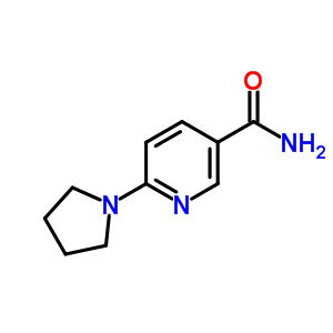 6-(1-吡咯烷)-3-吡啶羧酰胺结构式_56501-10-1结构式