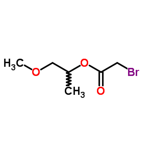 2-溴乙酸 2-甲氧基-1-甲基乙酯结构式_56521-75-6结构式