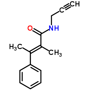 α,β-dimethyl-n-(2-propynyl)cinnamamide Structure,56604-92-3Structure