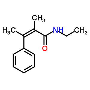 (Z)-α,β-dimethyl-n-ethylcinnamamide Structure,56604-95-6Structure