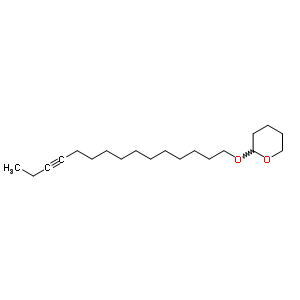 2-(12-十五碳炔基氧基)四氢-2H-吡喃结构式_56666-38-7结构式
