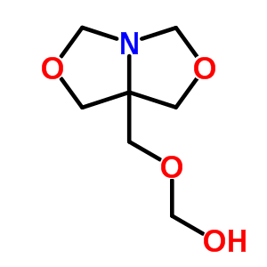聚甲氧基联环恶唑烷结构式_56709-13-8结构式