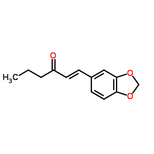1-(1,3-Benzodioxol-5-yl)-1-hexen-3-one Structure,56750-94-8Structure