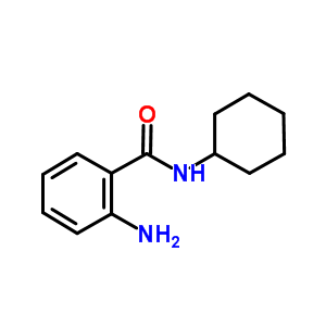 2-氨基-n-环己基苯甲酰胺结构式_56814-11-0结构式