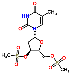 3’,5’-Di-o-mesylthymidine Structure,56822-33-4Structure