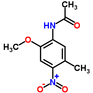 2’-Methoxy-5’-methyl-4’-nitroacetanilide Structure,56843-30-2Structure