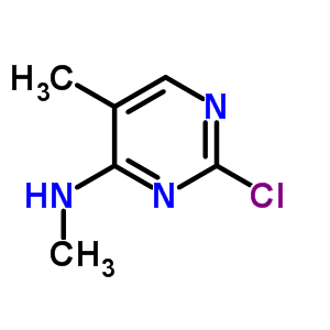 2-Chloro-n,5-dimethyl-pyrimidin-4-amine Structure,56864-96-1Structure
