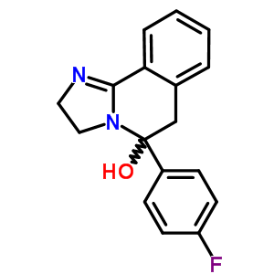 2,3,5,6-Tetrahydro-5-(4-fluorophenyl)imidazo[2,1-a]isoquinolin-5-ol Structure,56882-41-8Structure