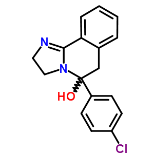 5-(4-Chlorophenyl)-2,3,5,6-tetrahydroimidazo[2,1-a]isoquinolin-5-ol Structure,56882-42-9Structure