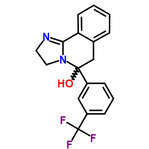2,3,5,6-Tetrahydro-5-(α,α,α-trifluoro-m-tolyl)imidazo[2,1-a]isoquinolin-5-ol Structure,56882-44-1Structure