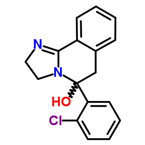 5-(2-Chlorophenyl)-2,3,5,6-tetrahydroimidazo[2,1-a]isoquinolin-5-ol Structure,56882-50-9Structure