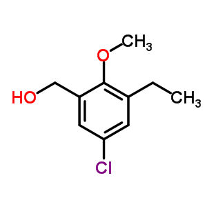 5-Chloro-3-ethyl-2-methoxybenzyl alcohol Structure,56911-75-2Structure
