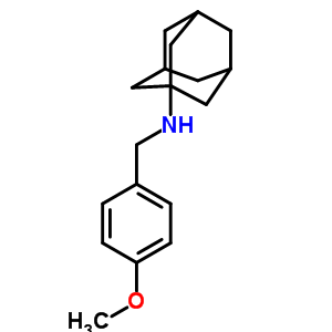 金刚烷-1-基-(4-甲氧基-苄基)-胺结构式_56916-85-9结构式
