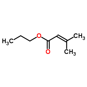 3-Methyl-2-butenoic acid,propyl ester Structure,56922-71-5Structure