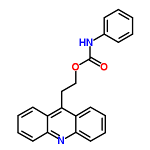 2-吖啶-9-基乙基 n-苯基氨基甲酸酯结构式_56962-75-5结构式