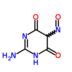 2,4-Diamino-6-hydroxy-5-nitrosopyrimidine Structure,56983-60-9Structure
