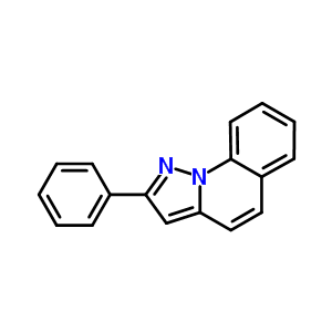 2-苯基吡唑并(1,5-a)喹啉结构式_56983-96-1结构式