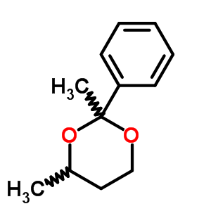 M-dioxane, 2,4-dimethyl-2-phenyl-(8ci) Structure,5702-24-9Structure