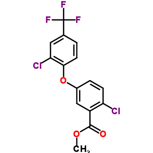 2-Chloro-5-[2-chloro-4-(trifluoromethyl)phenoxy]benzoic acid methyl ester Structure,57025-76-0Structure