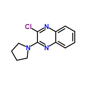 2-Chloro-3-pyrrolidin-1-yl-quinoxaline Structure,57049-94-2Structure