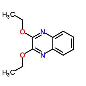 2,3-Diethoxyquinoxaline Structure,57050-66-5Structure