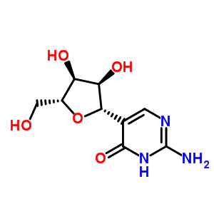 伪异胞苷结构式_57100-18-2结构式