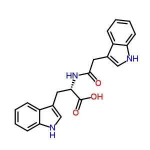 Tryptophan,n-indol-3-ylacetyl-(6ci) Structure,57105-53-0Structure
