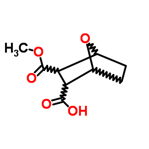 7-Oxabicyclo[2.2.1]heptane-2,3-dicarboxylic acid hydrogen 2-methyl ester Structure,57105-58-5Structure