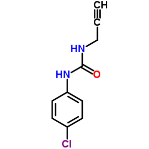 1-(P-氯苯基)-3-(2-丙炔)脲结构式_57105-65-4结构式