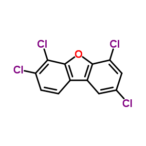 2,4,6,7-Tetrachlorodibenzofuran Structure,57117-38-1Structure