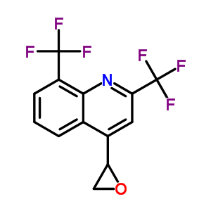2-[2,8-Bis(trifluoromethyl)-4-quinolyl ]oxirane Structure,57120-54-4Structure